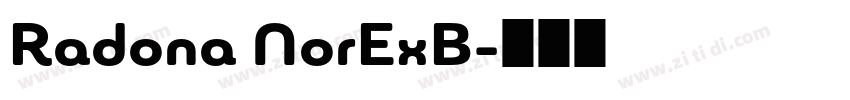 Radona NorExB字体转换 Radona NorExB字体转换